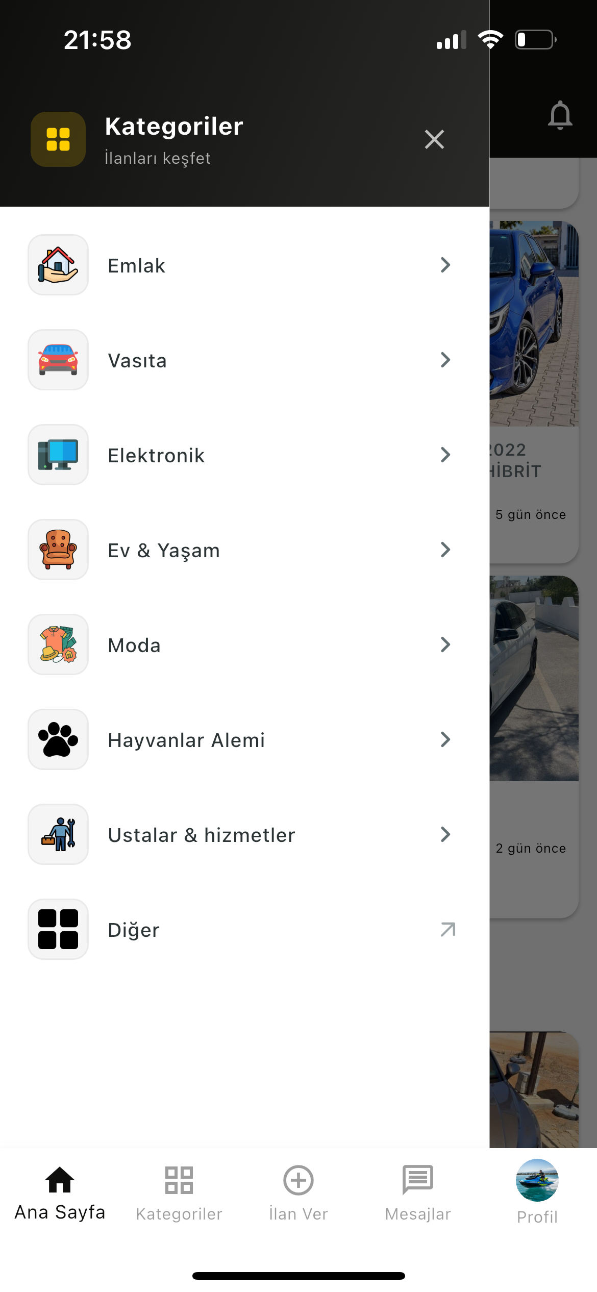 KıbrısJet Kategoriler